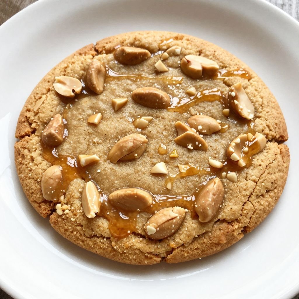 Chewy Peanut Butter Cookie Recipe close up