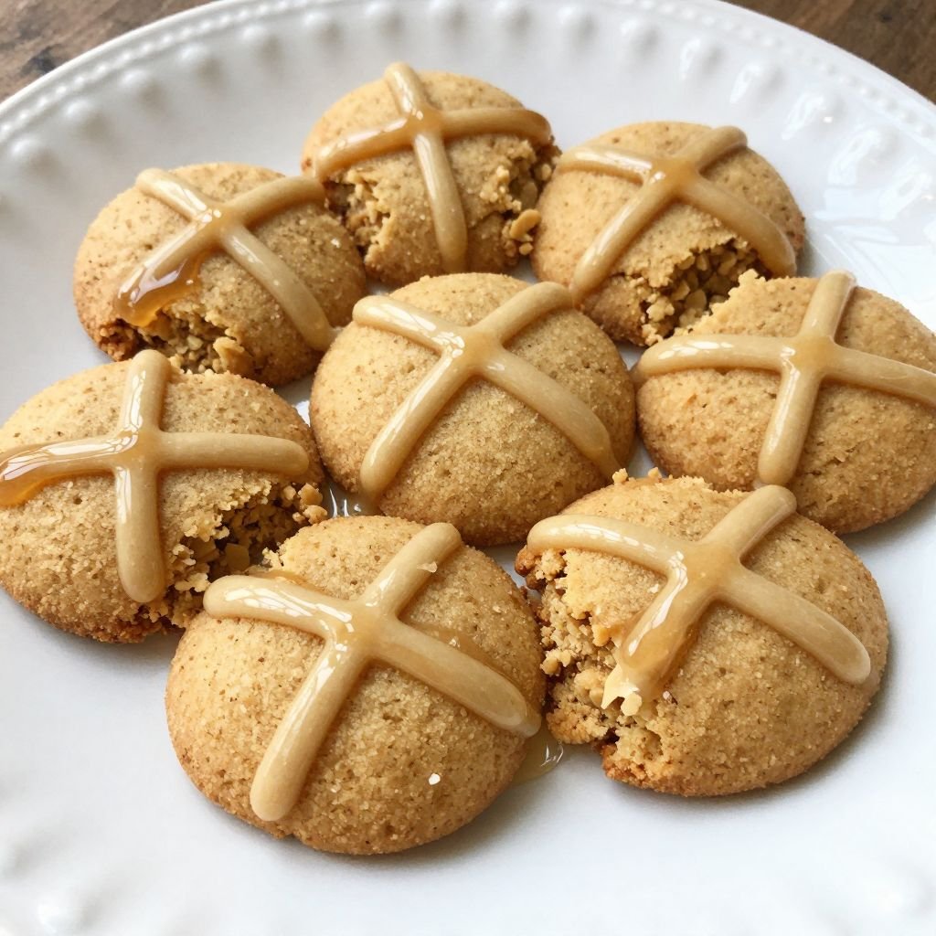 Classic Soft Peanut Butter Cookies close up