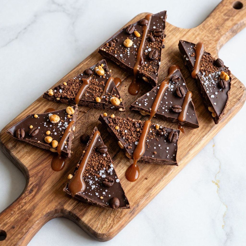Dark Chocolate Espresso Crunch Bark