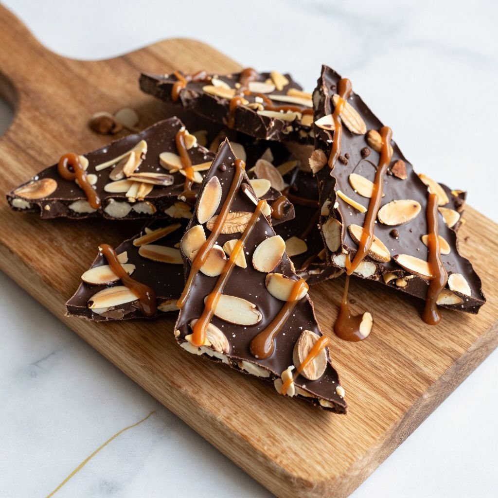 Dark Chocolate Toasted Almond Bark