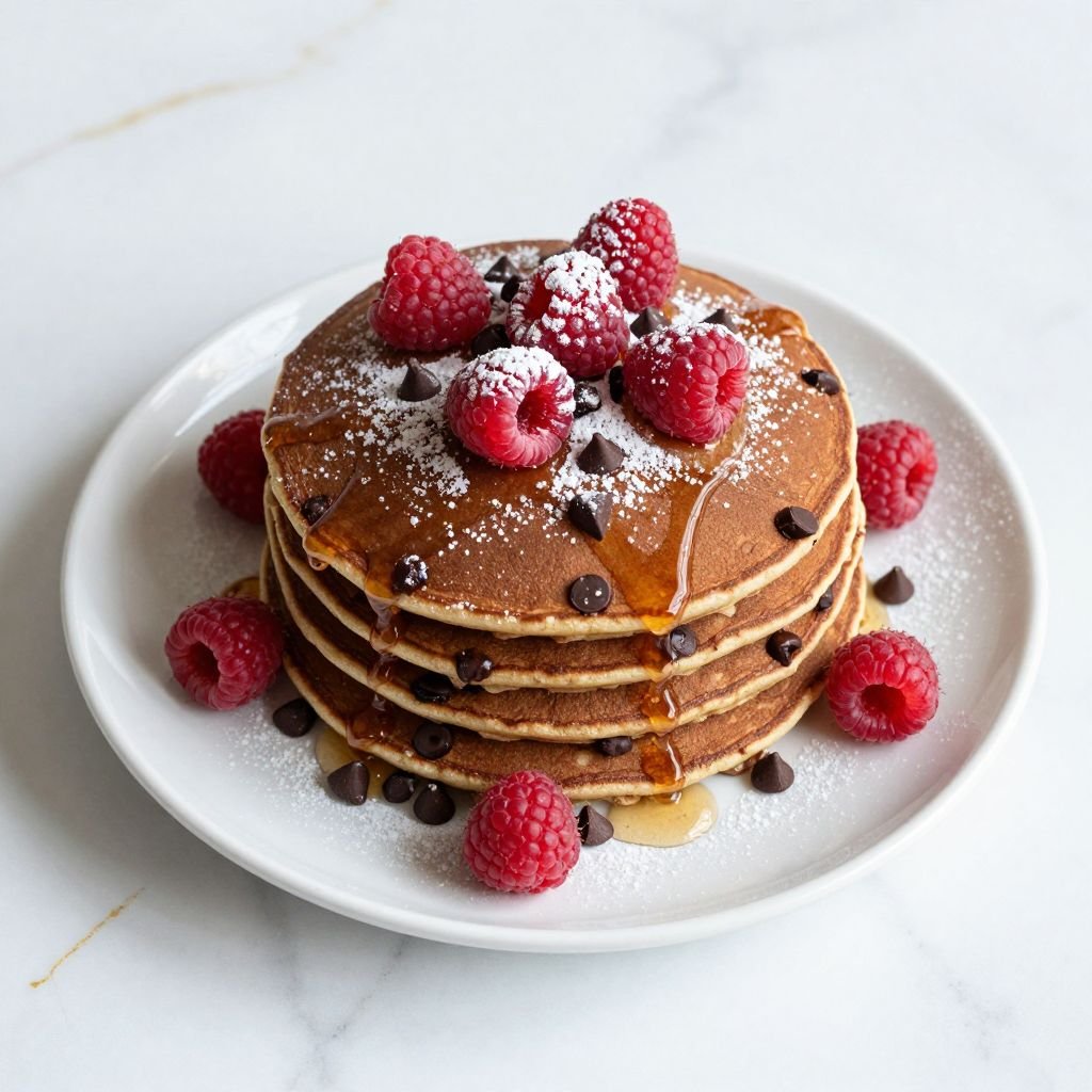 Double Chocolate Chip Pancakes