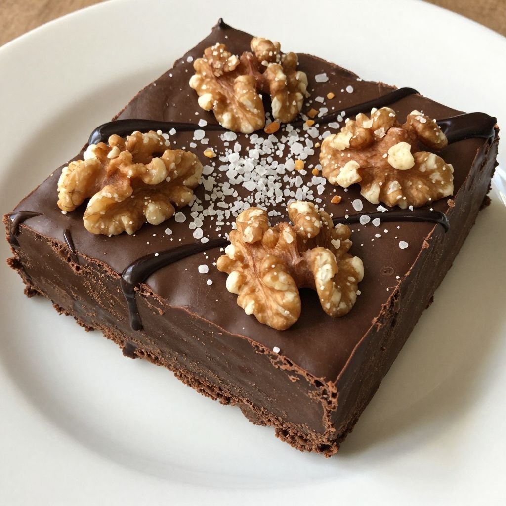 Easy No-Bake Chocolate Fudge Squares close up