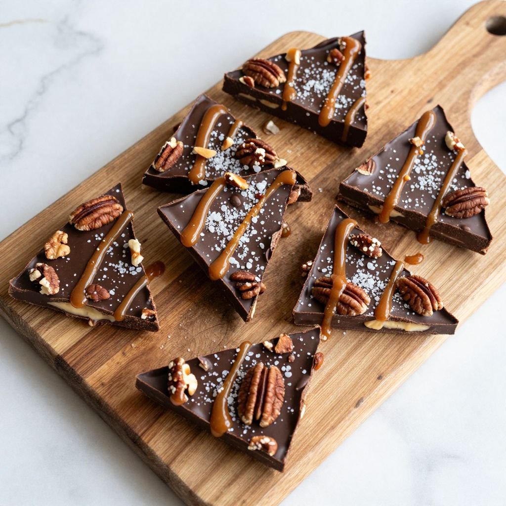 Gourmet Sea Salt Caramel Chocolate Bark