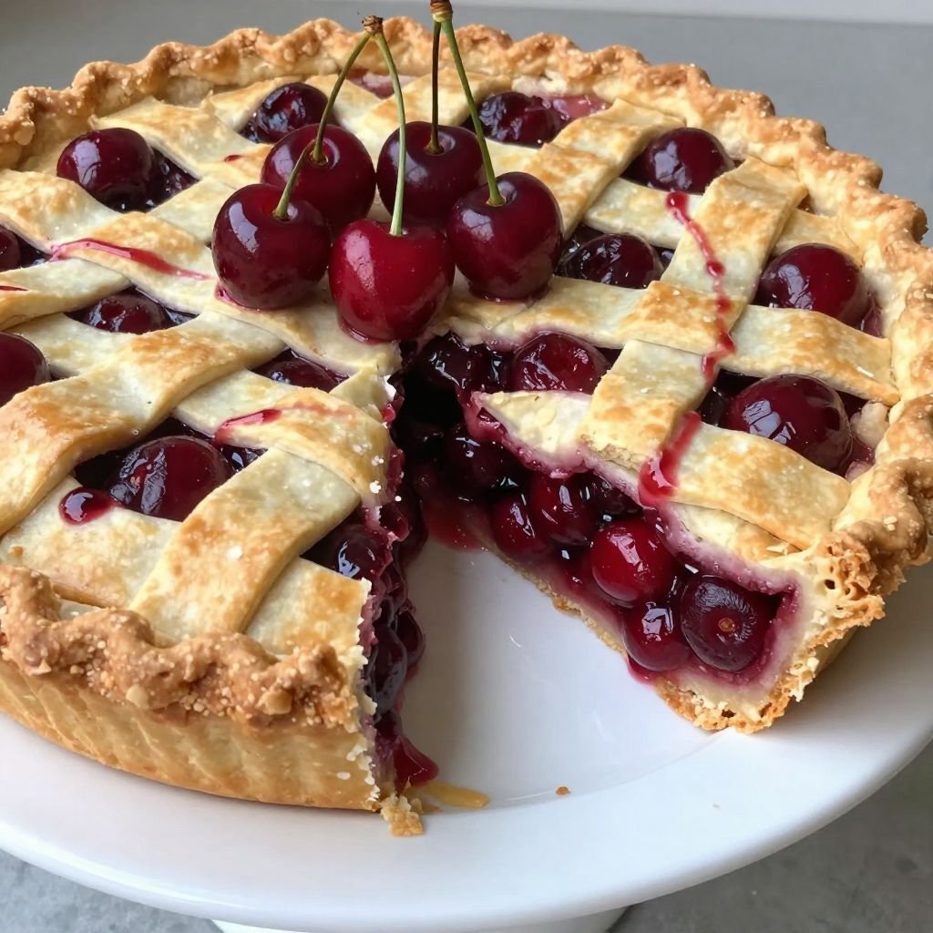 Homemade Fresh Cherry Pie Recipe