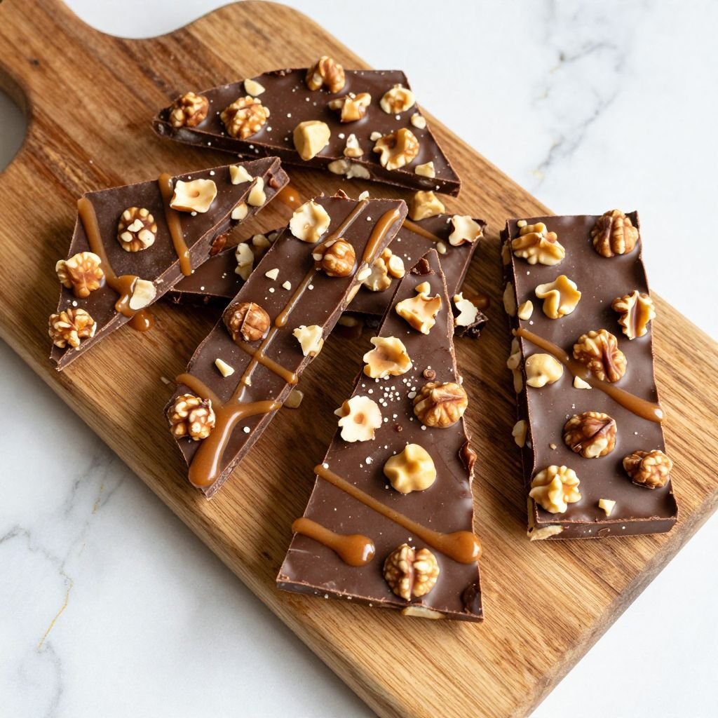 Milk Chocolate Hazelnut Praline Bark