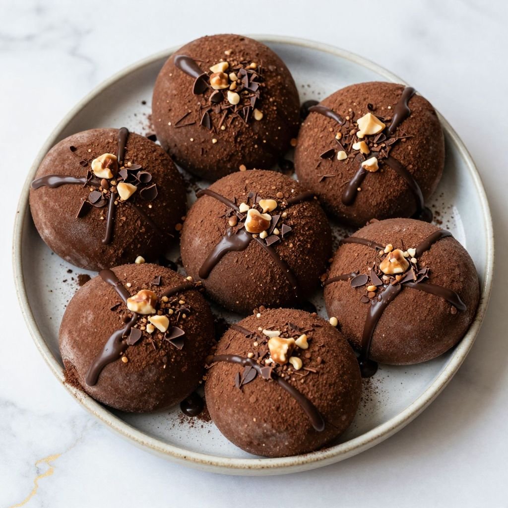 Soft Chewy Chocolate Mochi
