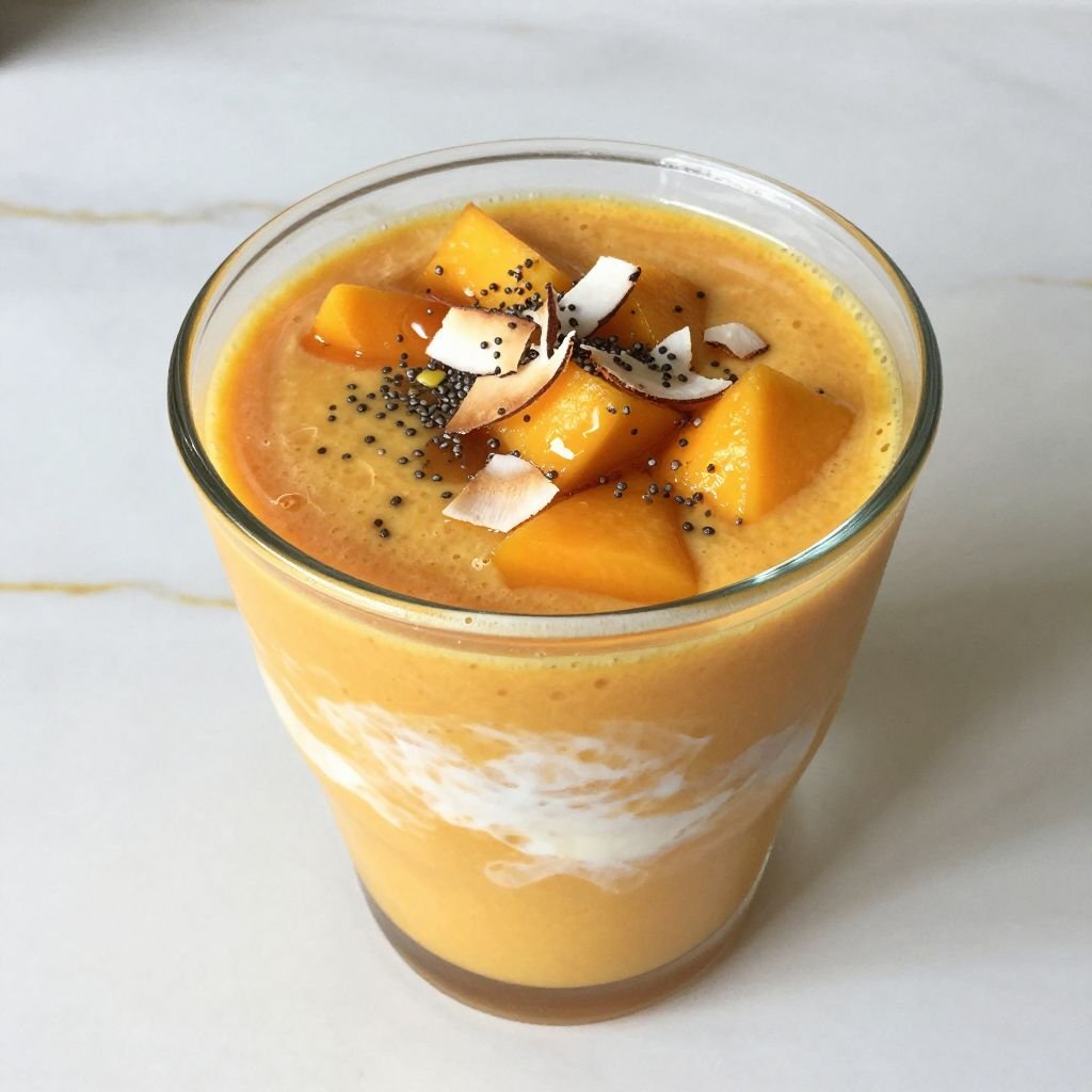 Tropical Mango Coconut Smoothie Bowl