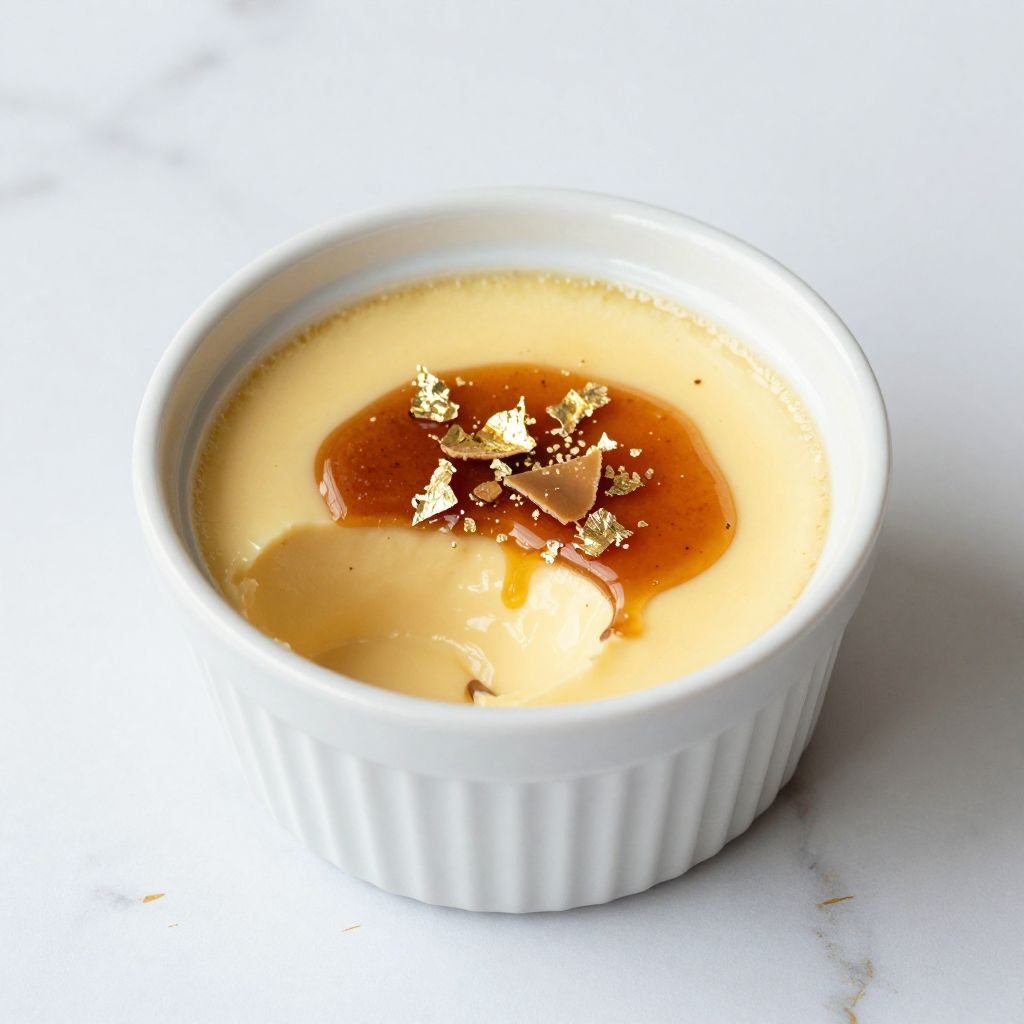 Classic Caramel Flan Recipe close up