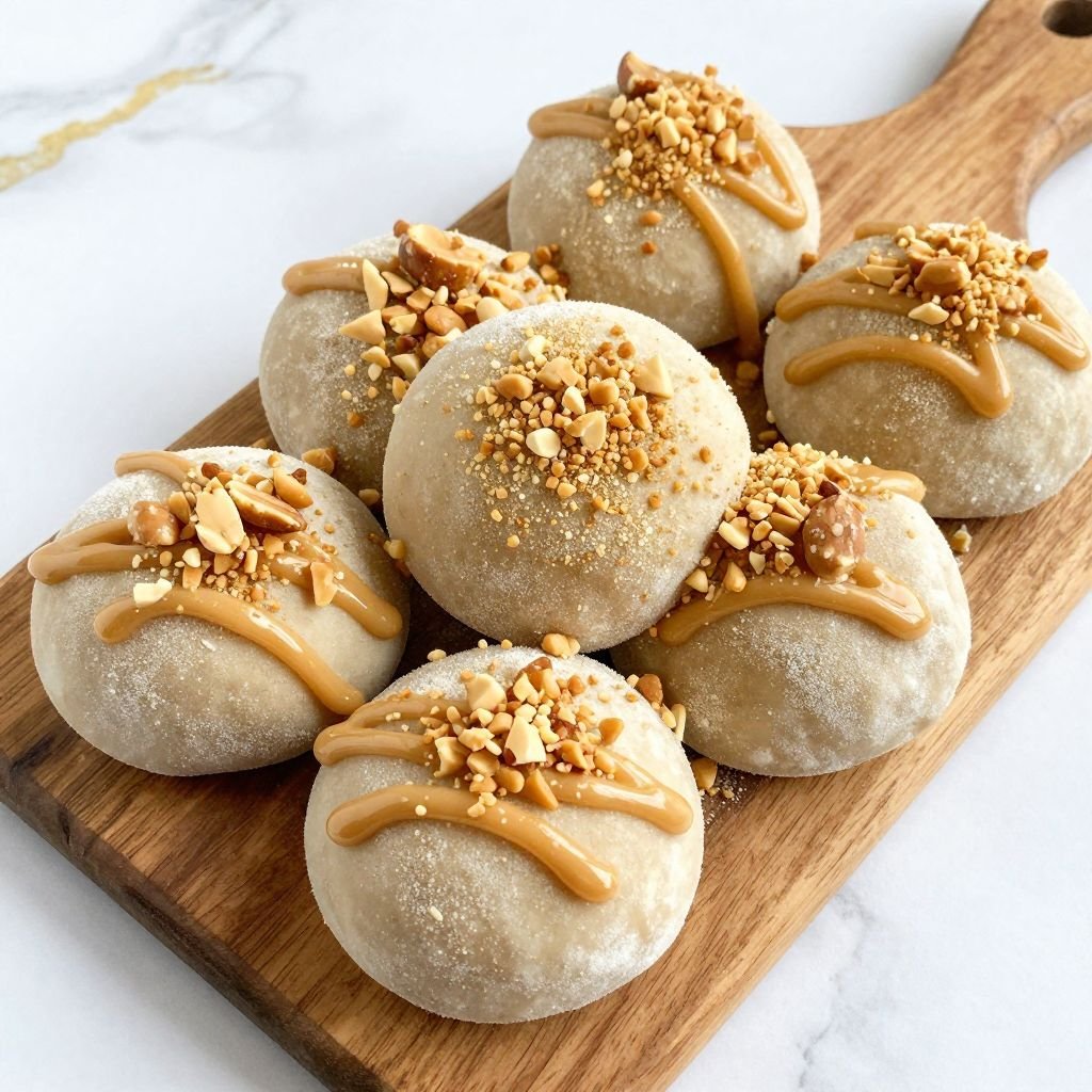 Creamy Peanut Butter Mochi
