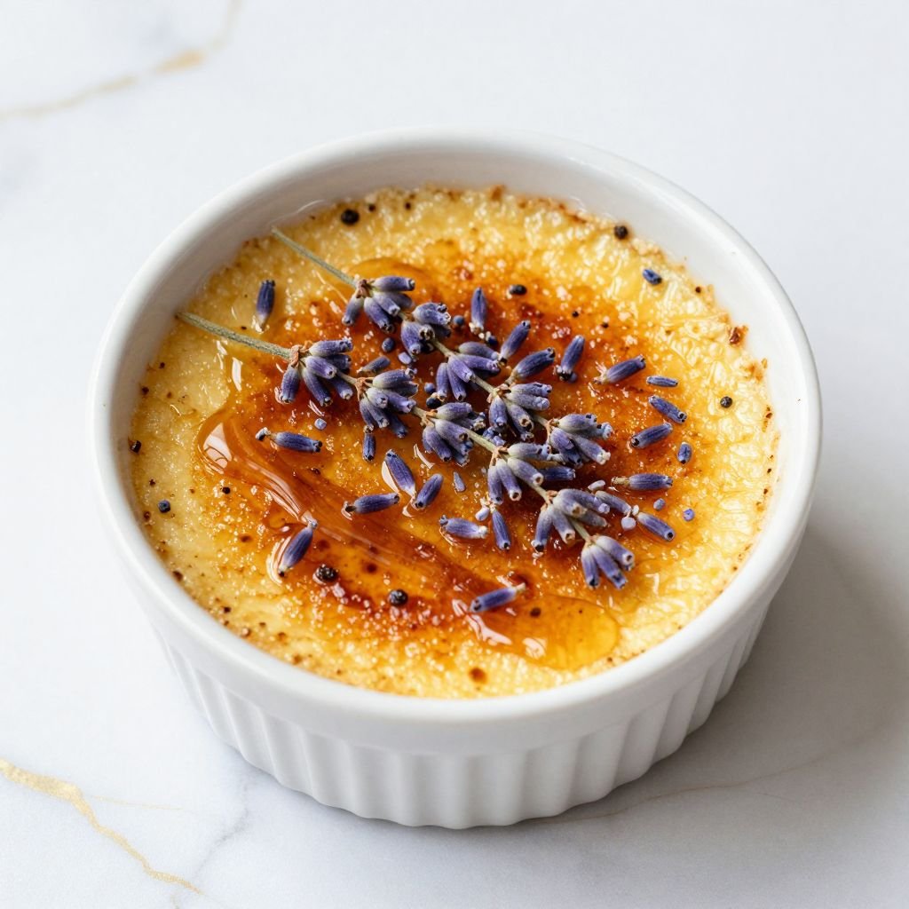 Lavender Honey Creme Brulee Recipe