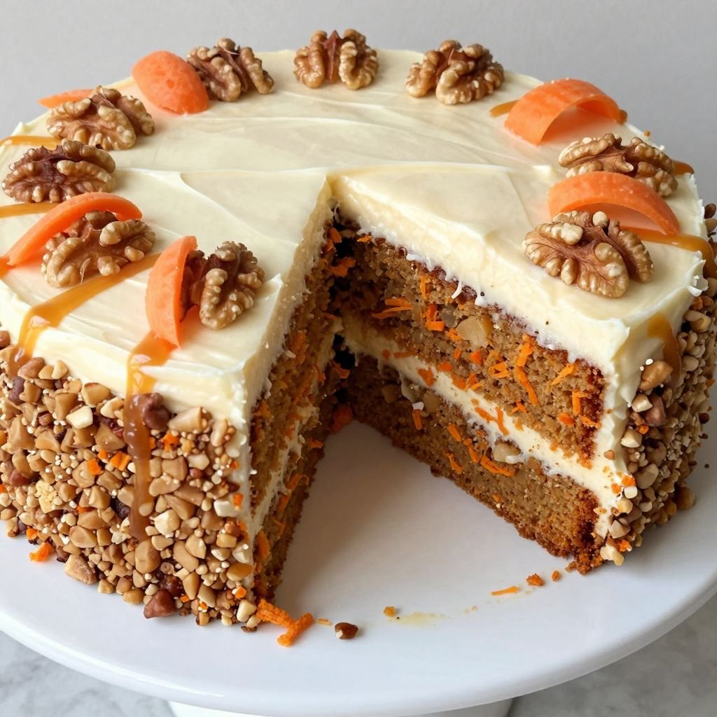 Moist Spiced Carrot Cake