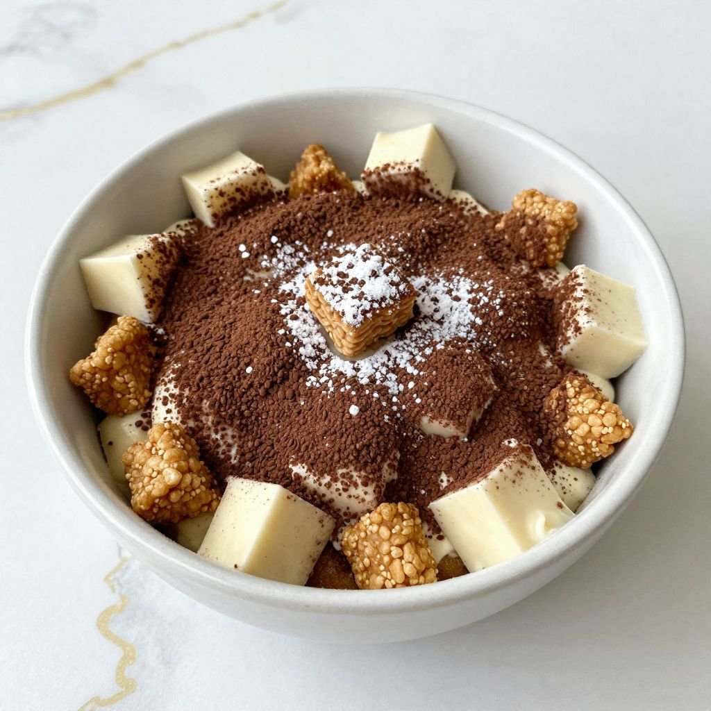 Tiramisu Puppy Chow Muddy Buddies close up