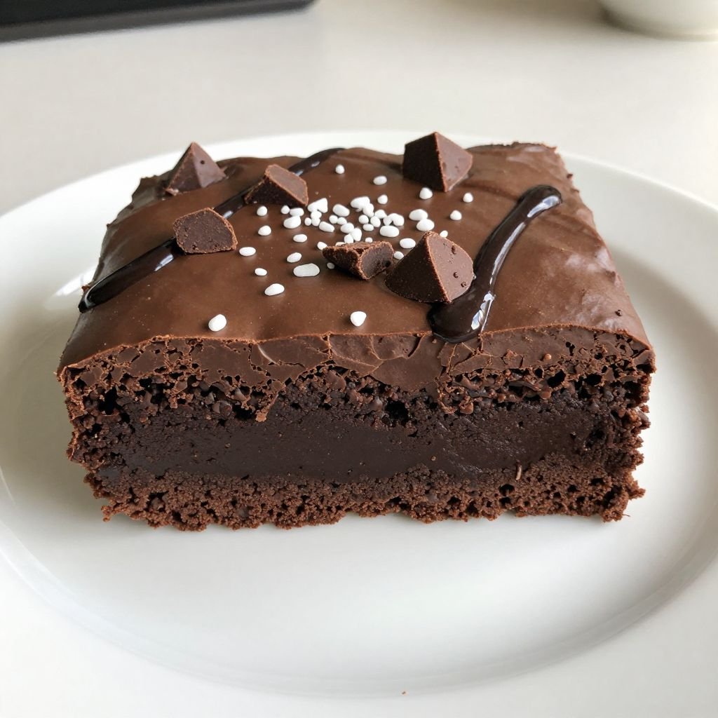Ultimate Fudgy Chocolate Brownies close up
